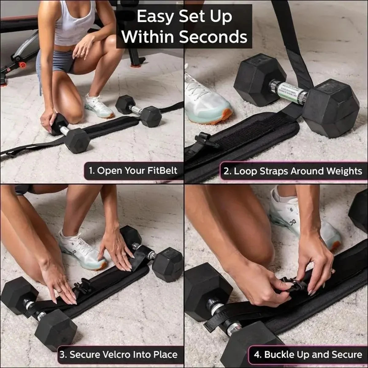 Apex Motion Adjustable Weighted Fitness Belt