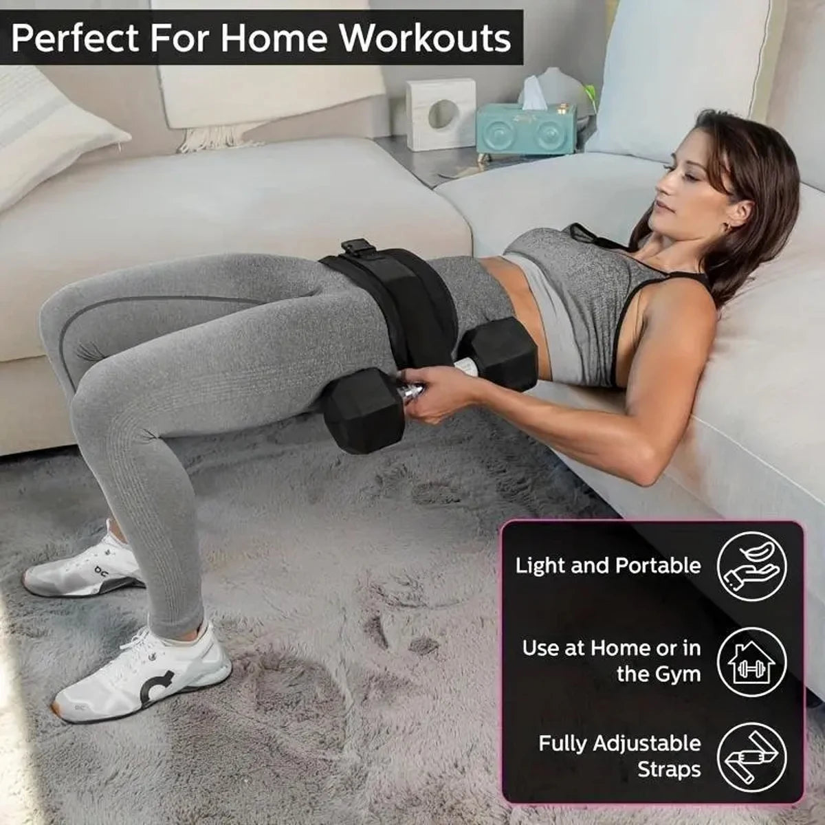 Apex Motion Adjustable Weighted Fitness Belt